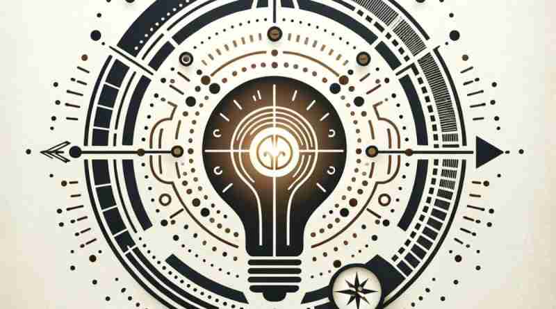 A compass around a light bulb, depicting Simon Sinek quotes about finding your why.