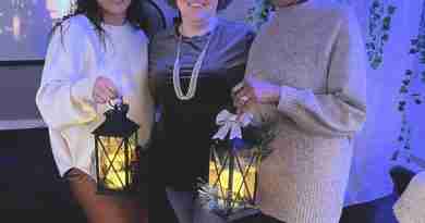Photo of Danielle Dahl and guests at healing/resilience event