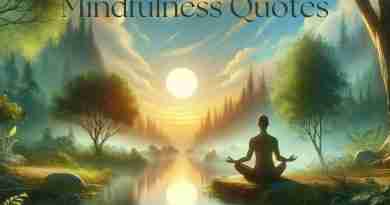 A visual representation of mindfulness quotes focusing on meditation's profound impact on mental health, emphasizing tranquility, mental clarity, and the transformative effect of mindfulness on well-being. The scene, set against a backdrop of nature, invites deeper reflection on how mindfulness can improve daily life and support long-term emotional health, all conveyed through a soft and natural color palette.