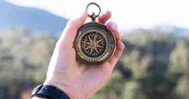 Photo of a hand holding up a compass. Image by Pexels from Pixabay