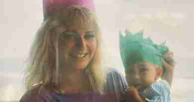 A photo of the author and her son.