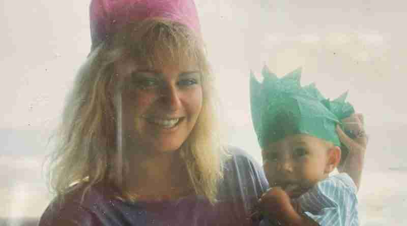 A photo of the author and her son.