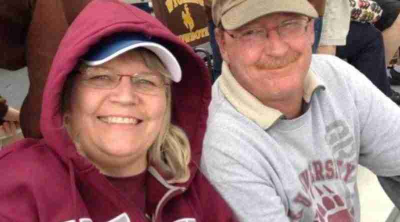 Photo of Barb and Mike at a Montana Griz game