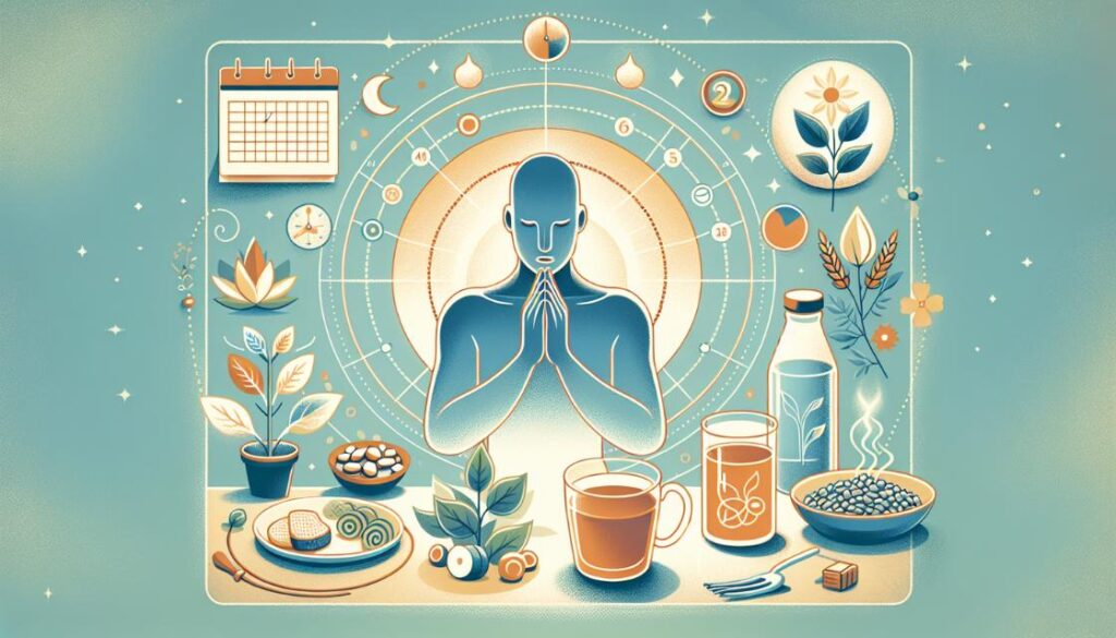 Illustration of safe and effective spiritual fasting practices
