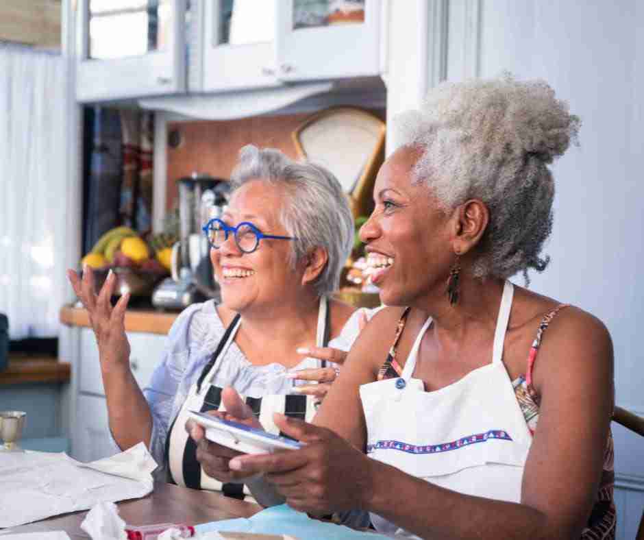 1 - Resilient Stories Two women of color having a good time doing kintsugi pottery
