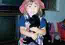 Photo of the author as a little girl