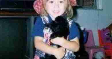 Photo of the author as a little girl