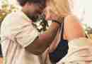 Photo of interracial couple embracing, happy in love. Photo by Letícia Pelissari on Unsplash