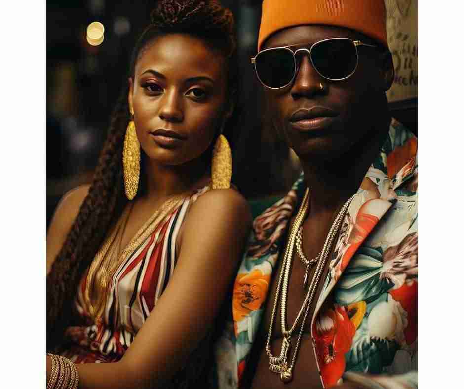 Ai-generated image of African American couple
