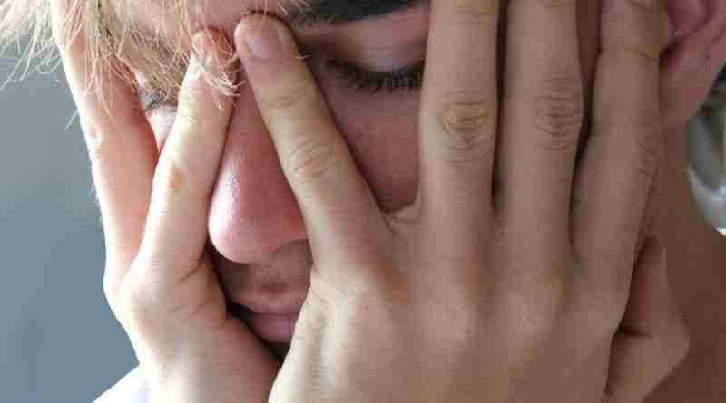Man with face in hands looking desperate. Image by Alexandra_Koch from Pixabay