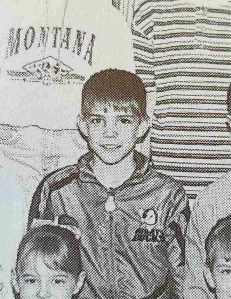 Jeremy in 3rd grade, before the accident.