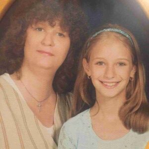 Photo of the author, Kelsey, and her mother