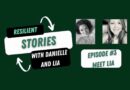 Our YouTube banner featuring a photo of Danielle Dahl and Lia Munson. Episode 3: Meet Lia.