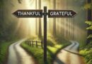 Difference between thankful and grateful