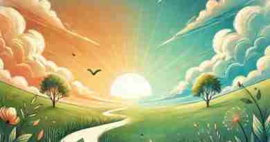An AI generated depiction of a winding path, surrounded by a serene, evolving landscape that transitions from soft, muted tones to vibrant, warm hues, symbolizing the journey of change and personal transformation.