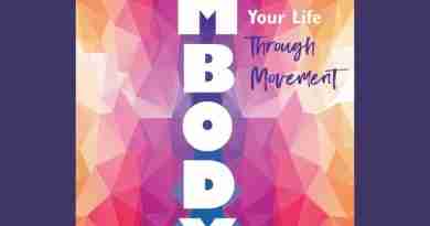 A copy of the author's book "Embody."
