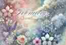 An AI-generated artistic depiction of February's essence, featuring a blend of soft pastel tones, delicate snowflakes, blooming flowers, and hearts. This visually striking image symbolizes the themes of love, resilience, and new beginnings associated with February.
