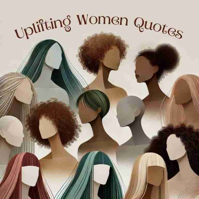 An AI generated image of faceless women in an artistic style featuring a diverse group of women for the uplifting women quotes in this article.