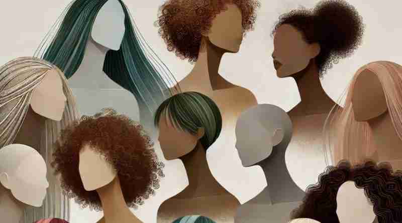 An AI generated image of faceless women in an artistic style featuring a diverse group of women for the uplifting women quotes in this article.