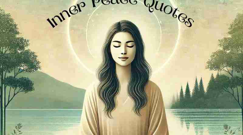 An AI generated image of a woman sitting in the easy seat pose, with a serene lake behind her. The image conveys inner peace through meditation.