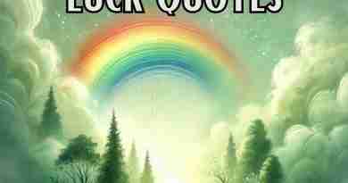 An AI generated image of a vibrant rainbow emerging from a misty landscape, with a dreamy and ethereal quality aligning with the mysterious force of luck alluded to in these luck quotes.