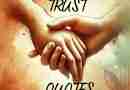 An AI generated image of two hands gently holding each other in a warm, natural color palette, conveying connection, sincerity, and reliability. These are all important attributes mentioned in these trust quotes.