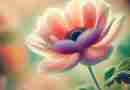 AI-generated image of a pink flower in bloom
