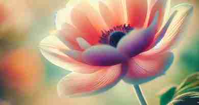AI-generated image of a pink flower in bloom