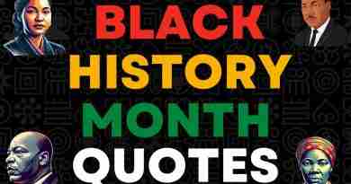 The words Black History Month Quotes appear on a image with Dr. Martin Luther King, Jr. John Lewis, Rosa Parks, and Harriet Tubman.