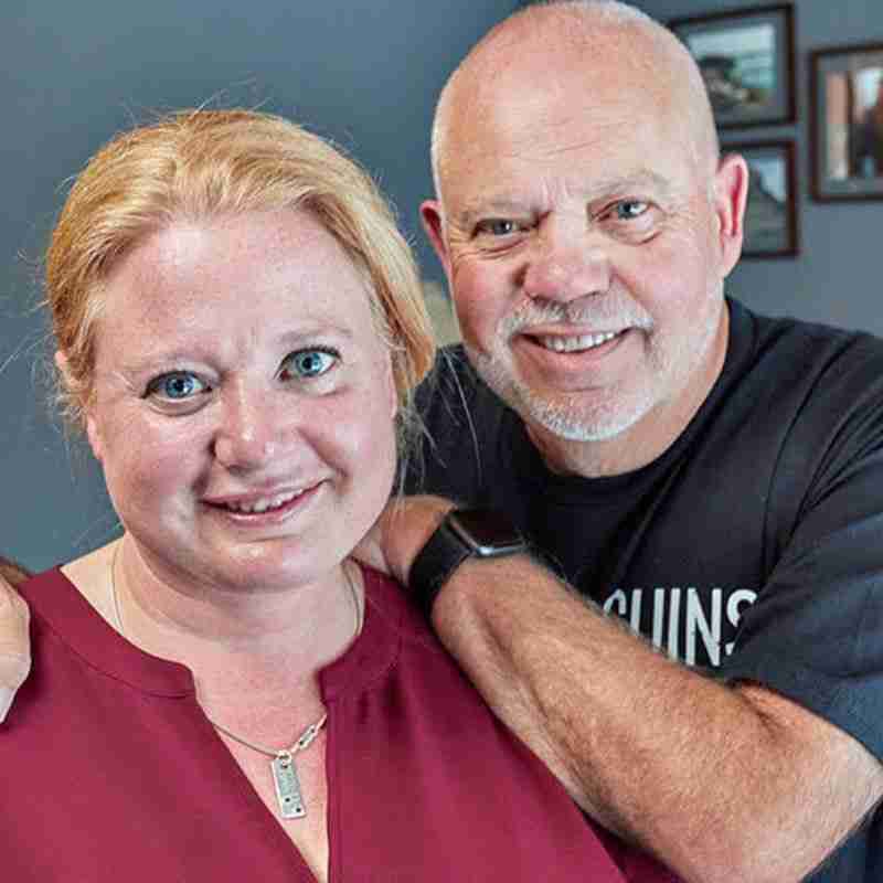 Steve and his long lost daughter Christie.