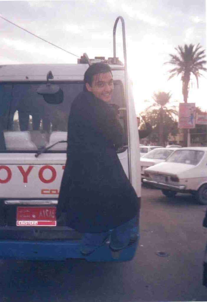 A photo of Mehmet in Iraq before the start of his immigrant experience.