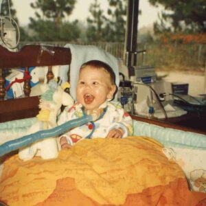 An image of Steve Larsen's son Eric at 17 months old for the article about lessons in loss.