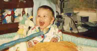 An image of Steve Larsen's son Eric at 17 months old for the article about lessons in loss.