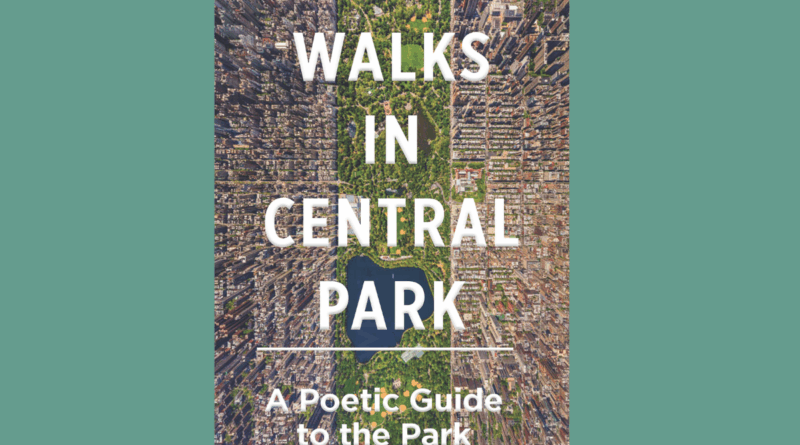 A photo of Aaron Poochigian's book "Four Walks in Central Park" about how walking through nature helped him enter recovery for his cocaine addiction.