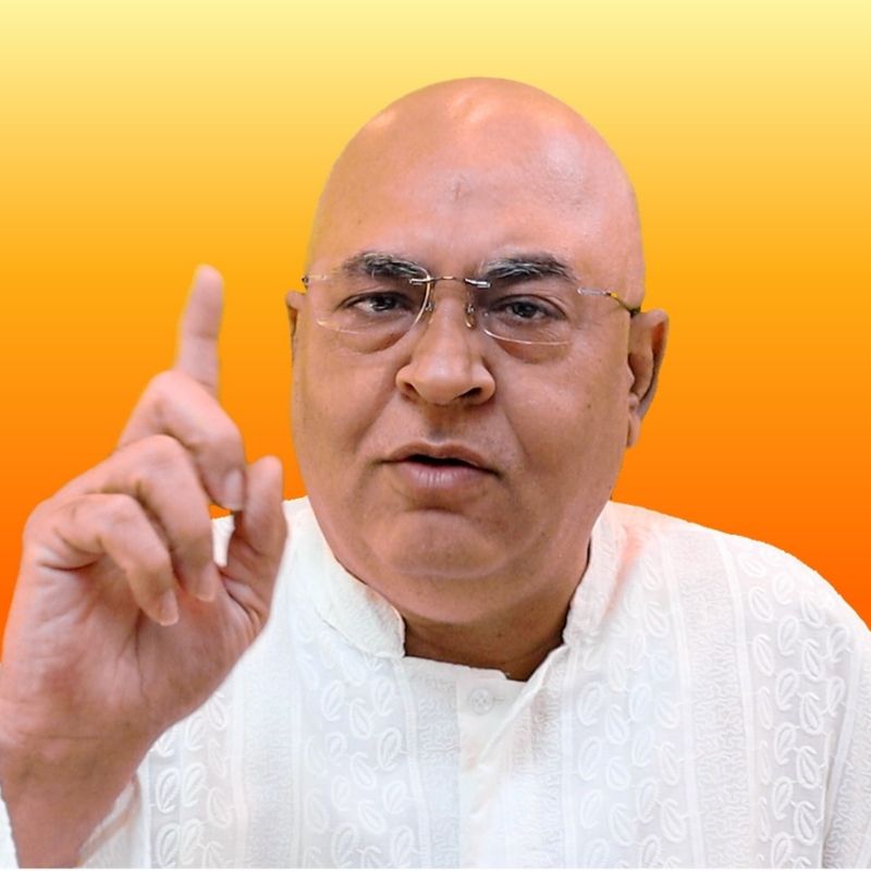 A photo of Ravi Kathuria from his book Happy Soul, Hungry Mind.