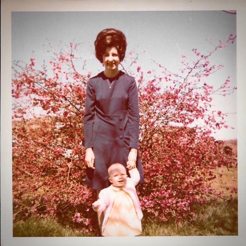 A photo of Theo Boyd and her mother.