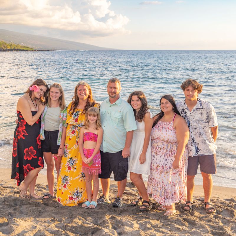 Losing a Child: The Story No Parent Should Have to Tell 6 A family photo provided by the author of her, her husband, and all her children including Kaylah.