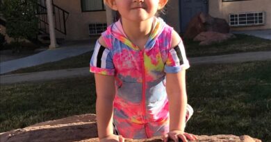 Photo of Trap Gambino’s daughter, Katana, whose life and memory are at the heart of his story about rebuilding after loss.