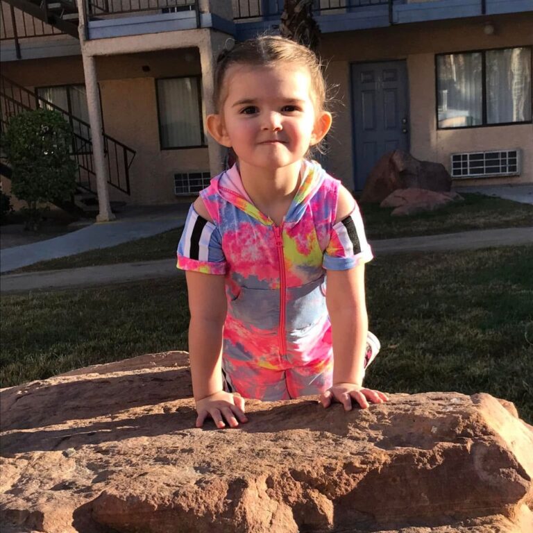 Photo of Trap Gambino’s daughter, Katana, whose life and memory are at the heart of his story about rebuilding after loss.